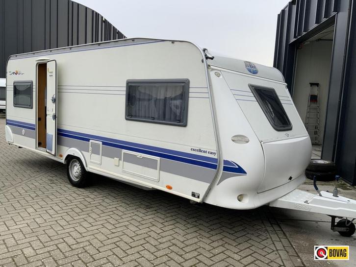 Hobby Excellent Easy 560 UFE Zondag 8 maart open, Caravans en Kamperen, Caravans, Bedrijf, tot en met 4, 1250 - 1500 kg, Rondzit