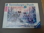 Ravensburger puzzel wolven 1000 stukjes, Hobby en Vrije tijd, Denksport en Puzzels, Ophalen of Verzenden, 500 t/m 1500 stukjes