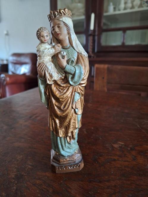 Heilig Beeldje Maria met Kind/O.L.V./Madonna Beeld, Antiek en Kunst, Curiosa en Brocante, Ophalen of Verzenden