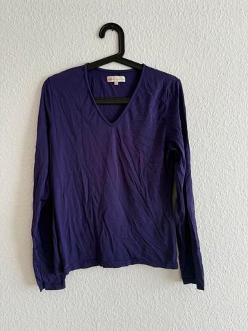Paars shirt met V-hals van JP Collection, maat XL beschikbaar voor biedingen