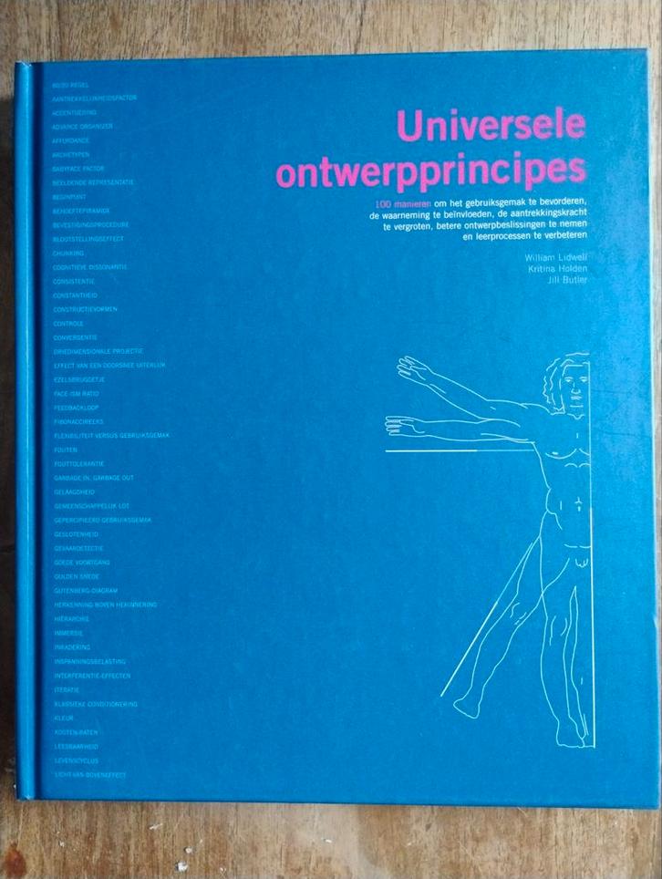 Universele Ontwerpprincipes - Design Boek, Boeken, Techniek, Zo goed als nieuw, Overige onderwerpen, Ophalen of Verzenden