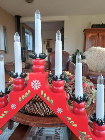 Zweedse Kaarsenboog - Kerst Adventsljusstake kandelaar  beschikbaar voor biedingen