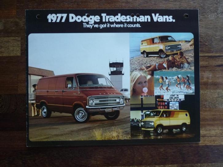 Dodge Tradesman Vans (1977), Boeken, Auto's | Folders en Tijdschriften, Zo goed als nieuw, Overige merken, Ophalen of Verzenden