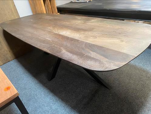 Tafel deens ovaal 240x100 stalen matrixpoot van 869 nu 369, Huis en Inrichting, Tafels | Eettafels, Nieuw, 100 tot 150 cm, 200 cm of meer