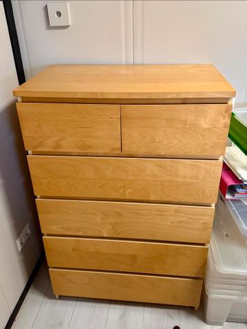 IKEA Ladekast (Malm) - 80x48x123cm - afbeelding 1