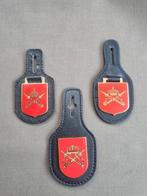 3 borstzakhangers Koninklijke Militaire School (KMS), Ophalen of Verzenden, Landmacht, Nederland, Embleem of Badge