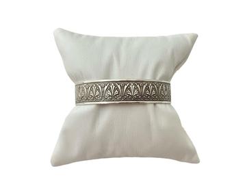 Jugendstil stijl zilveren bangle met sluiting. B 13,5 mm beschikbaar voor biedingen