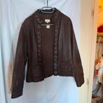 Essentiel/antwerp Lederen jas maat 44 ,bruin, Ophalen of Verzenden, Zo goed als nieuw, Maat 42/44 (L), Bruin