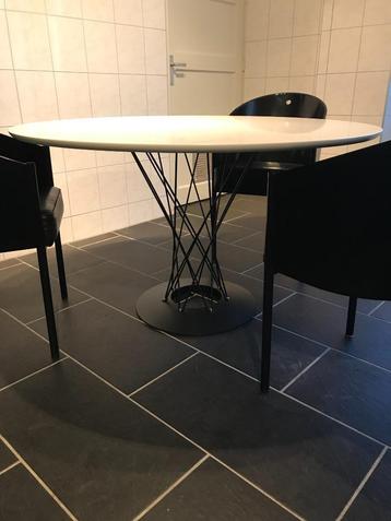 Ronde cyclone wire tafel bureau  beschikbaar voor biedingen