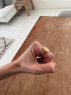 Gold plated signet ring Fashionology!, Ophalen of Verzenden, Zo goed als nieuw, Dame, Goud