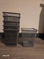 Mandjes metaal 10x10cm, Ophalen of Verzenden, Nieuw, Rond, Overige materialen