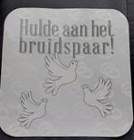 Gratis poster hulde aan bruidspaar en folie ballonnen nr.5, Hobby en Vrije tijd, Feestartikelen, Ophalen, Zo goed als nieuw, Versiering