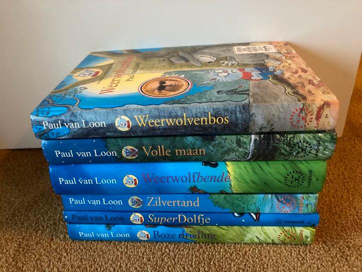 Pakket 6x boeken Dolfje Weerwolfje in goede staat Sinttip!, Boeken, Kinderboeken | Kleuters, Zo goed als nieuw, Fictie algemeen