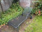 Ligbed / Tuinbed met wielen, Ophalen, Gebruikt, Metaal, Verrijdbaar
