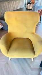Leuke gele fauteuil van Wehkamp, Huis en Inrichting, Fauteuils, Gebruikt, Ophalen