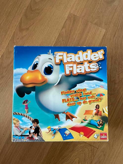 Fladder flats spel met vogel compleet, Hobby en Vrije tijd, Gezelschapsspellen | Overige, Gebruikt, Een of twee spelers, Drie of vier spelers