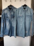 Heren spijker overhemden maat M only sons en Uniplay, Kleding | Heren, Blauw, Zo goed als nieuw, Only & Sons, Halswijdte 39/40 (M)