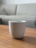 Mica Witte pot, diameter 12cm, hoogte 11,5cm, Ophalen, Rond, Zo goed als nieuw, Minder dan 25 cm