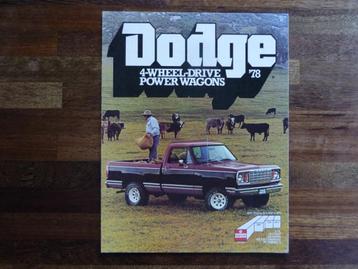 Dodge 4-wheel drive Power Wagons (1978) beschikbaar voor biedingen
