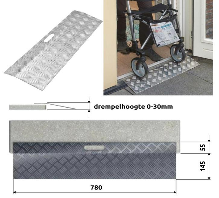 Secucare Drempelhulp 3cm hoogte., Diversen, Verpleegmiddelen, Gebruikt, Ophalen of Verzenden