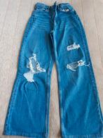 FLARED SPIJKERBROEK MET SCHEUREN MAAT 152, Ophalen of Verzenden, Zo goed als nieuw, Meisje, Broek