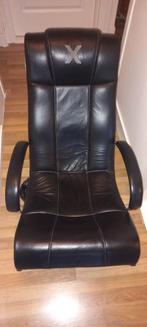 Rocker Game stoel, gamestoel (playstation of pc playseat), Huis en Inrichting, Ophalen, Gebruikt, Zwart, Leer