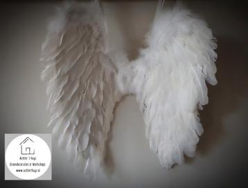 Witte engelen vleugels  - engel - kerst - wings- kerstboom beschikbaar voor biedingen