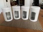 4 Brabantia voorraadbussen met venster, Ophalen, Zo goed als nieuw