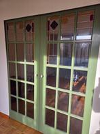 Glas in lood ensuite deuren, Doe-het-zelf en Verbouw, Deuren en Horren, Ophalen, 80 tot 100 cm, Binnendeur, Zo goed als nieuw