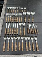 WMF cromargan houten bestek, vintage, Ophalen of Verzenden