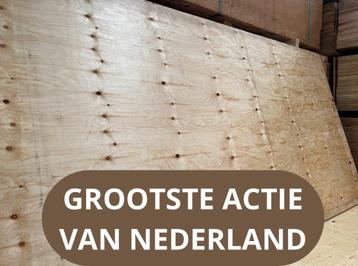 €9,- PER PLAAT UNDERLAYMENT !! 18mm / 15mm / 12mm / 21mm beschikbaar voor biedingen