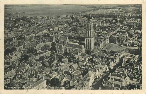 (381-488-021) Groningen in Vogelvlucht, Verzamelen, Ansichtkaarten | Nederland, Groningen, Voor 1920, Verzenden
