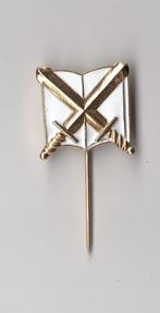Boek met Gekruiste Zwaarden speldje, Niet vindbaar, Niet vindbaar, Nederland, Embleem of Badge
