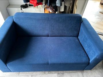 2-zitsbank blauw