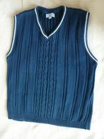 CECIL spencer BLAUW / WIT L  - GRATIS zend, Kleding | Heren, Truien en Vesten, Verzenden, Nieuw, Maat 52/54 (L), Blauw