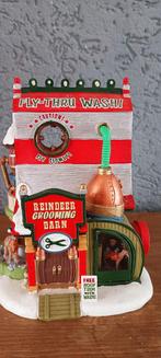 Lemax Fly - Thru Wash reindeer grooming kerst kerstdorp, Diversen, Ophalen, Zo goed als nieuw