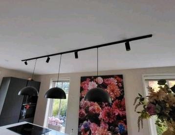 Larino Hanglamp zwart / goud 40 cm (3 stuks) beschikbaar voor biedingen