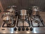 Pannenset BK, nog netjes!, Huis en Inrichting, Ophalen, Gebruikt, Rvs, Pannenset