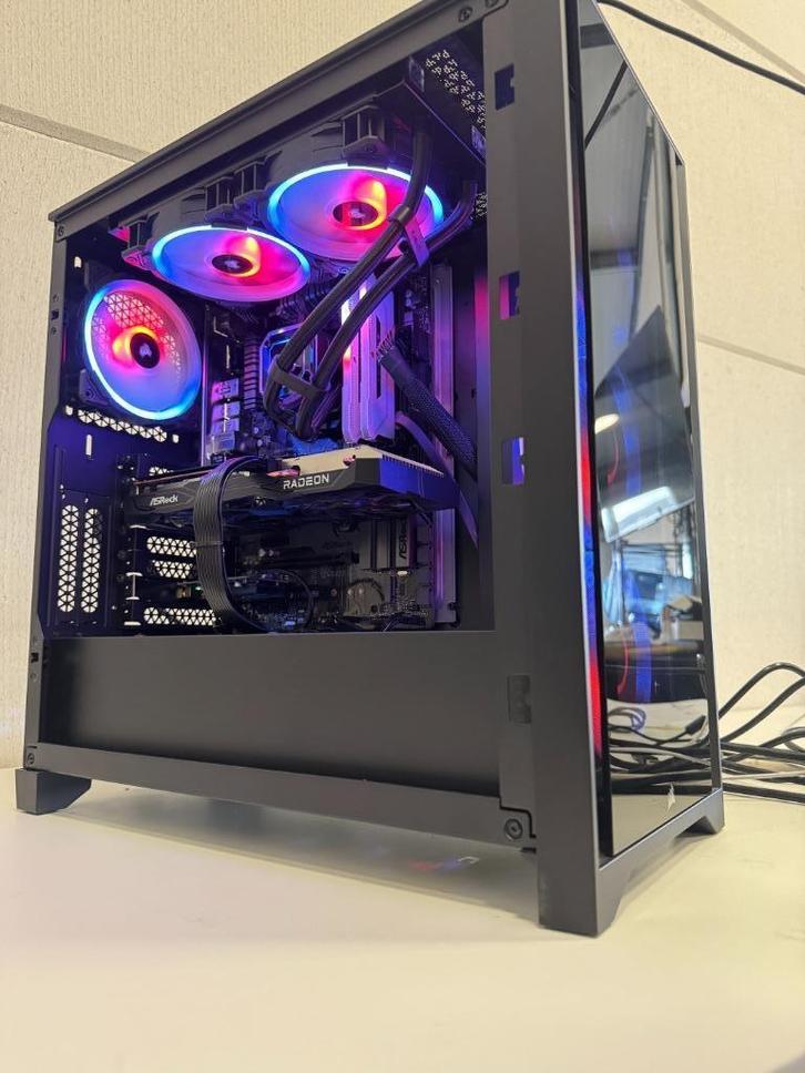 Budget Game PC Ryzen 7 2700 - 32GB RAM - AMD RX 6600, Computers en Software, Desktop Pc's, Gebruikt, 3 tot 4 Ghz, 16 GB, Met videokaart