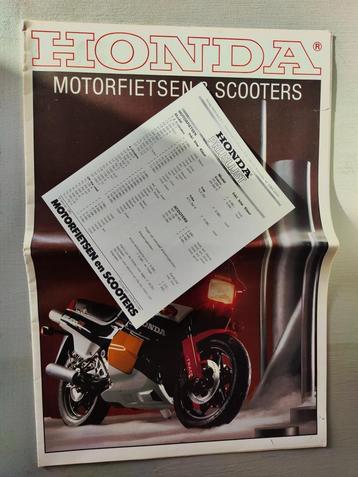 Honda motorfietsen & scooters verkoopfolder  beschikbaar voor biedingen