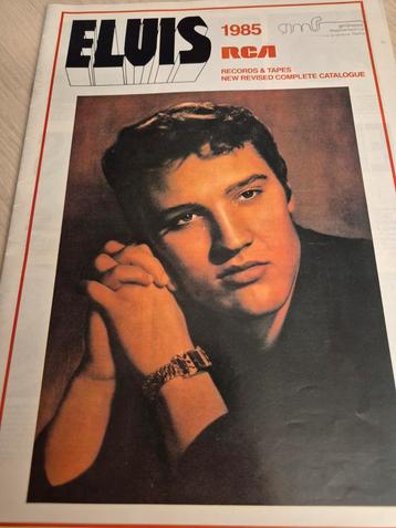 1985 originele Elvis Presley RCA catalogus LP overzicht izgs beschikbaar voor biedingen