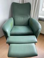 Stoel leer, Huis en Inrichting, Fauteuils, Ophalen, Gebruikt, Modern, 50 tot 75 cm