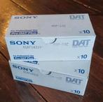Sony DAT tapes 2 gesealde dozen, Cd's en Dvd's, Cassettebandjes, 2 t/m 25 bandjes, Met bewaardoos, rek of koffer, Ophalen of Verzenden