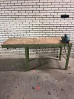 Stevige werkbank, Ophalen, Gebruikt, 120 tot 170 cm, Bankschroef
