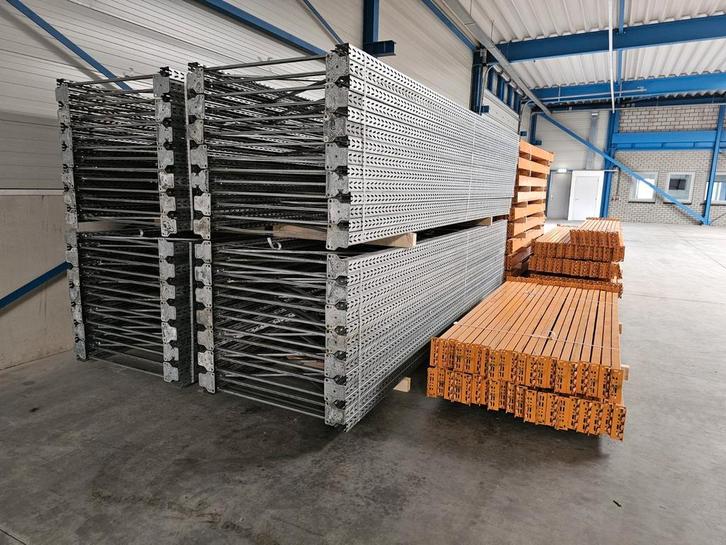 18 m zware palletstelling / Magazijnstelling, Huis en Inrichting, Kasten | Stellingkasten, Zo goed als nieuw, Ophalen