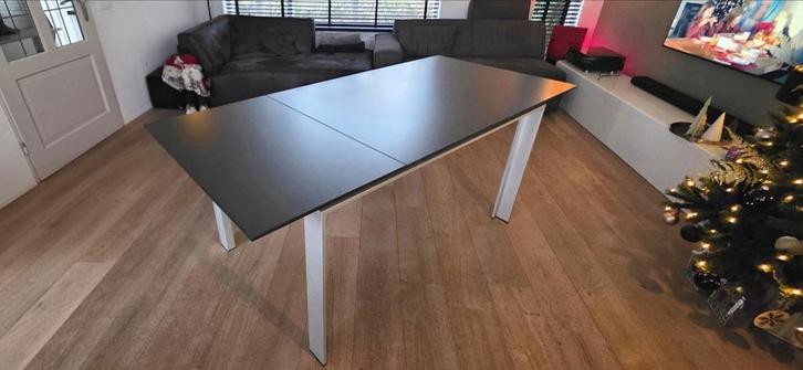 Uitschuifbare eettafel Presto van Bree's New World, Huis en Inrichting, Tafels | Eettafels, Zo goed als nieuw, 50 tot 100 cm, 200 cm of meer