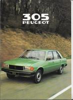Brochure PEUGEOT 305, 1979 (NL)., Nieuw, Peugeot, Peugeot, Ophalen of Verzenden