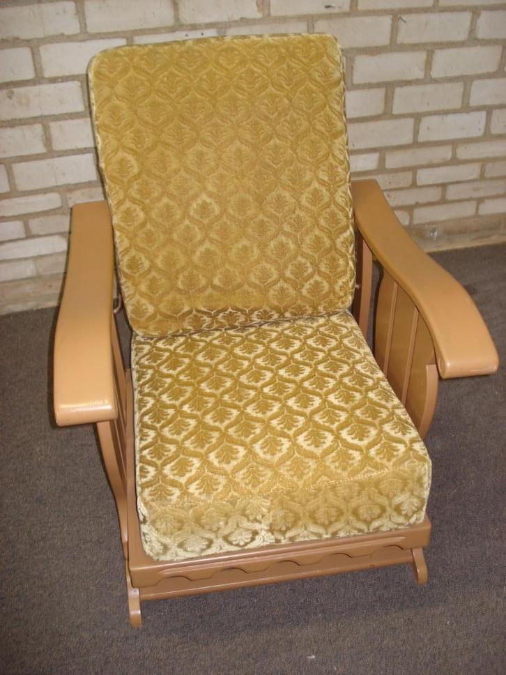 Fauteuil  jaren 50 zeer nette stoel , lage instap, Antiek en Kunst, Antiek | Meubels | Stoelen en Banken, Ophalen