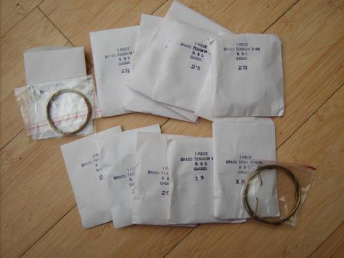 Assortiment messing draden voor onder andere klokken, Antiek en Kunst, Antiek | Klokken, Ophalen of Verzenden