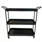 Tea TROLLEY Be Pure Home sidetable zwart zwenkwielen kastje, Ophalen, Gebruikt, 100 tot 150 cm, Be Pure Home